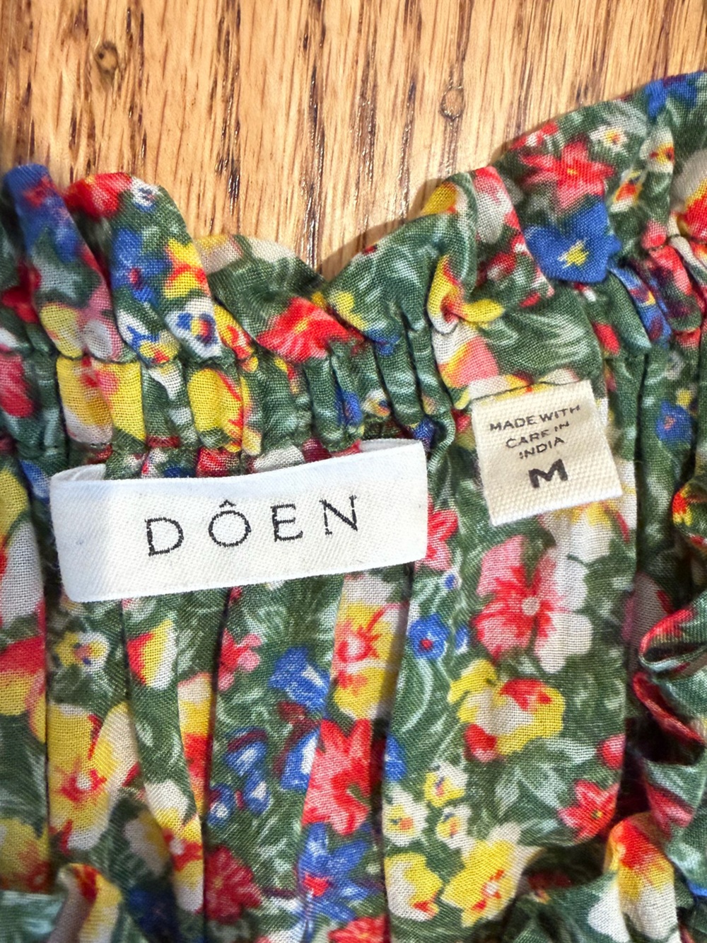 Doen Emmaretta Dress in size M floral print - Picture 5 of 6